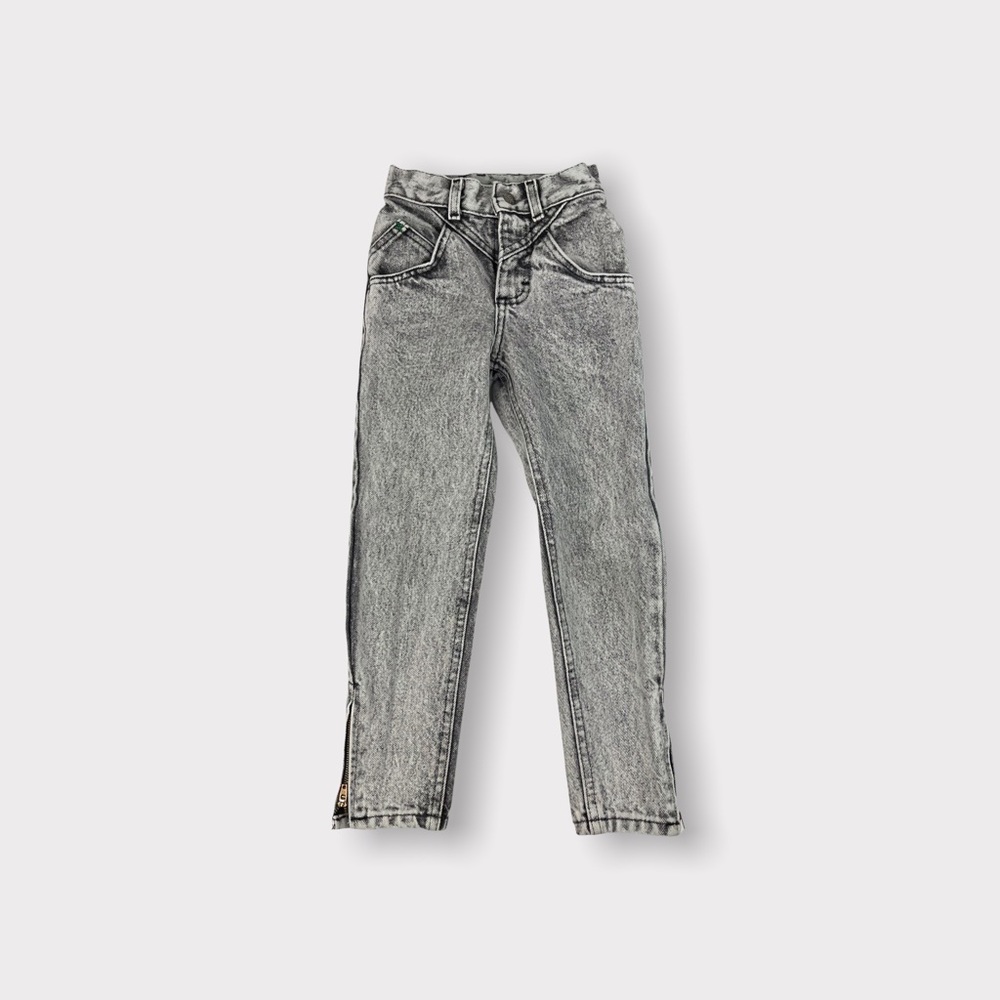 Girls Vintage Lee Acid Wash Jeans